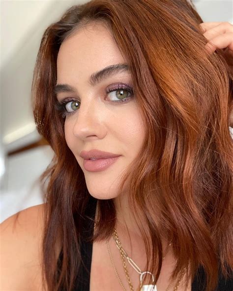 lucy hale red hair|lucy hale hair loss.